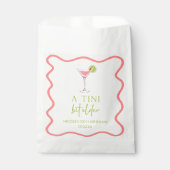 Een klein beetje ouder roze Cosmo Martini verjaard Bedankzakje (Voorkant)