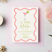 Een klein beetje ouder roze Cosmo Martini verjaard Kaart