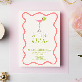 Een klein beetje ouder roze Cosmo Martini verjaard Kaart