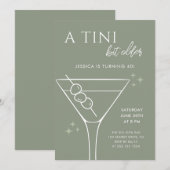 Een klein beetje ouder Sage Green 40th Birthday Pa Kaart (Voorkant / Achterkant)