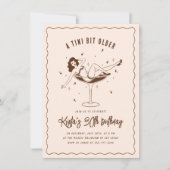 Een klein beetje ouder verjaardagsfeestje kaart (Voorkant)