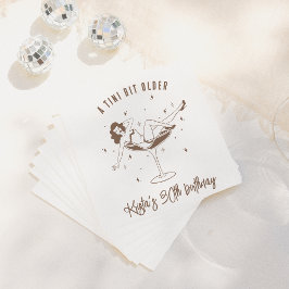 Een klein beetje ouder verjaardagsfeestje servet