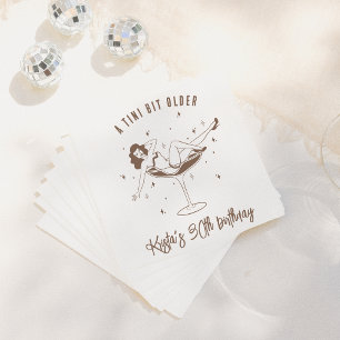 Een klein beetje ouder verjaardagsfeestje servet