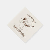 Een klein beetje ouder verjaardagsfeestje servet (Hoek)