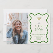 Een klein beetje ouder vuil martini verjaardagsfee kaart (Voorkant)