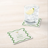 Een klein beetje ouder vuil martini verjaardagsfee kartonnen onderzetters (Insitu)