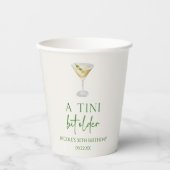 Een klein beetje ouder vuil martini verjaardagsfee papieren bekers (Voorkant)