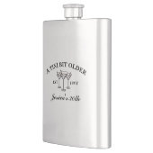 Een klein beetje ouder zwart martini verjaardagsfe flacon (Links)