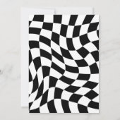 Een klein beetje ouder Zwart & Wit Strik 30e verja Kaart (Achterkant)