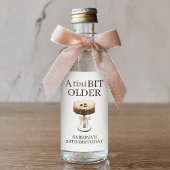 Een klein beetje oudere Espresso Martini Party Fav Likeurfles Etiket