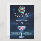 Een klein beetje oudere kanker Zodiac Martini verj Kaart (Voorkant)