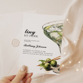 Een klein beetje oudere Martini verjaardag Kaart