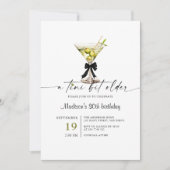 Een klein beetje oudere Martini verjaardag Kaart (Voorkant)