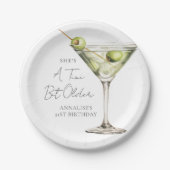 Een klein beetje oudere Martini verjaardag Papieren Bordje (Voorkant)