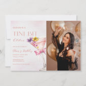 Een klein beetje oudere Martini verjaardagsfeestje Kaart (Voorkant)