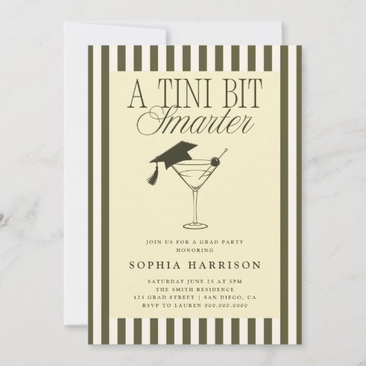 Een klein beetje slimmer Afstuderen Kaart (Voorkant)