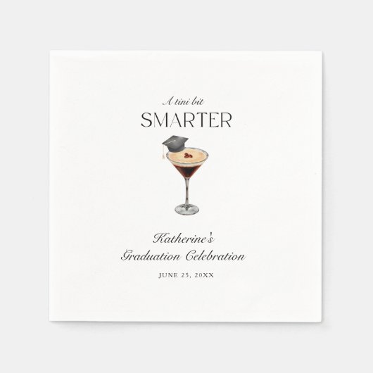 Een klein beetje slimmer Afstuderen Servet (Voorkant)
