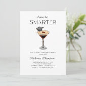 Een klein beetje slimmer Espresso Martini Afstuder Kaart (Staand voorkant)