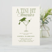 Een klein beetje slimmer groen Afstuderen Kaart (Staand voorkant)