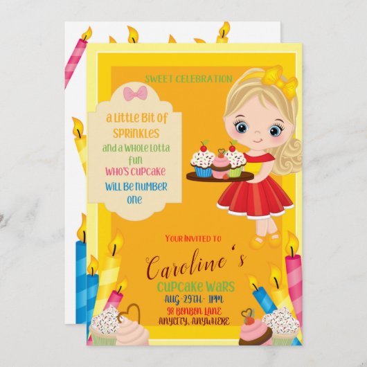 Een klein beetje Sprinkle Verschillende Kaart van  (Voorkant / Achterkant)