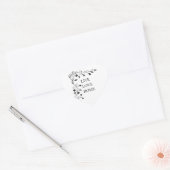 Een klein beetje van wat ik leuk vind hart sticker (Envelop)
