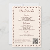 Een klein beetje verloofde Espresso Martini Bachel Kaart (Achterkant)