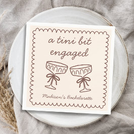 Een klein beetje verloofde Espresso Martini Bachel Servet