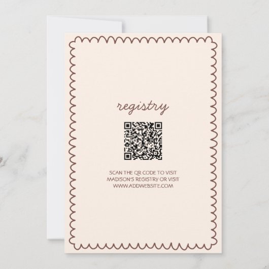 Een klein beetje verloofde handgetekende espresso  kaart (Achterkant)