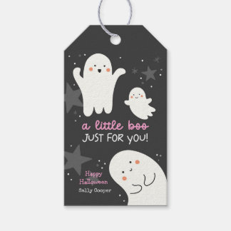 Een klein Boe alleen voor jou Halloween-cadeaubijs Cadeaulabel