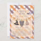 Een Klein Boe Halloween Waskleine Babyshower Kaart (Voorkant)