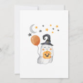 Een klein boe is bijna een Baby shower uitnodiging (Achterkant)