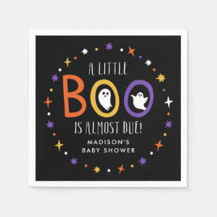 Een klein boe is bijna geboren Babyshower Servet