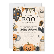 Een klein Boe is bijna op komst Halloween babyfees
