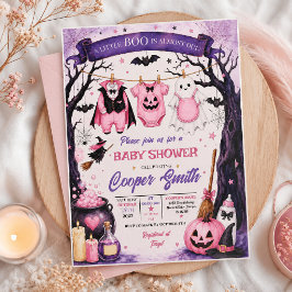 Een Klein Boe Is Hét Halloween Baby Shower Geschen Kaart