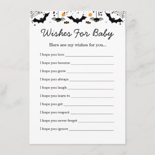 Een Klein Boe Is Hét Halloween Baby Shower Informatiekaartje