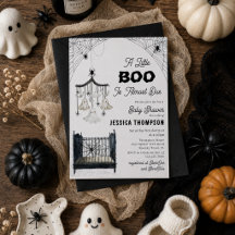 Een Klein Boe Is Hieronder Halloween Baby Shower