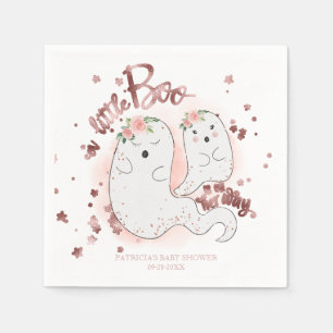 Een Klein Boe Schattig Halloween Meisje Baby Showe Servet