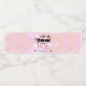 Een klein boek | Halloween Meisje Baby shower Waterfles Etiket (Enkel label)