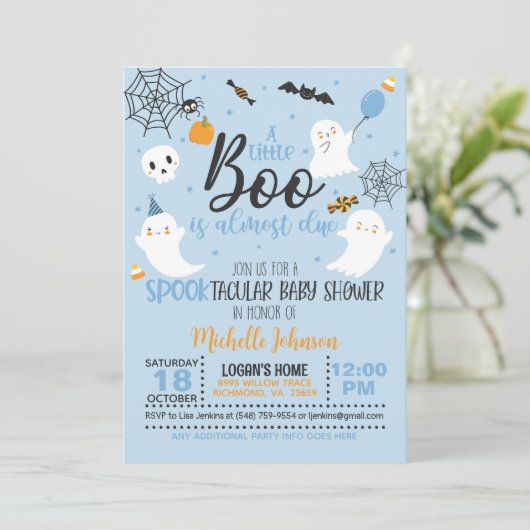 Een klein boek is bijna een uitnodiging - Blauw (Staand voorkant)