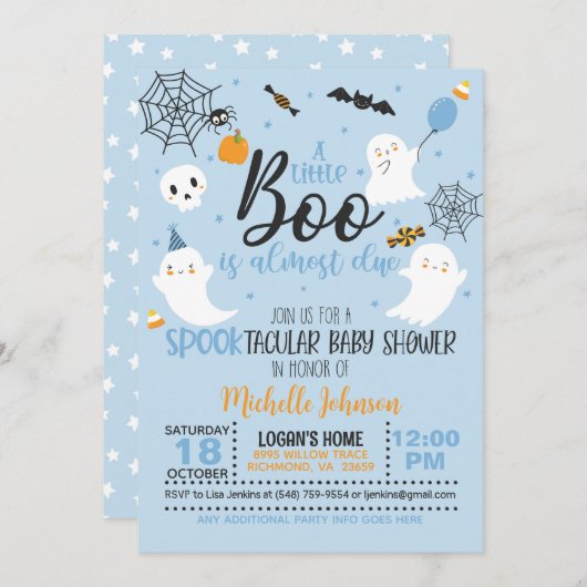 Een klein boek is bijna een uitnodiging - Blauw (Voorkant / Achterkant)