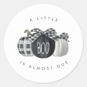 Een klein boek is bijna te verwachten! Neutraal Ba Ronde Sticker (Voorkant)