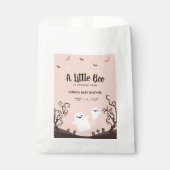 Een klein boek is bijna te wijten aan Baby shower Bedankzakje (Voorkant)