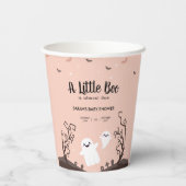 Een klein boek is bijna te wijten aan Baby shower  Papieren Bekers (Achterkant)