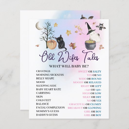 Een klein boek is bijna te wijten aan Old Wifes Ta (Voorkant / Achterkant)