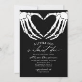 Een klein boek is te danken aan Halloween Baby sho Kaart (Voorkant)