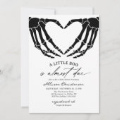 Een klein boek is te danken aan Halloween Baby sho Kaart (Voorkant)