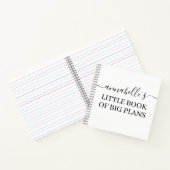 Een klein boek van het Notitieboek van grote plann (Binnen)