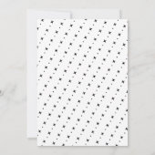 Een klein boekje draait een eerste verjaardag kaart (Achterkant)