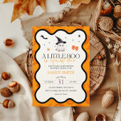 Een klein boekje Ghost Halloween Herfst Baby showe Kaart