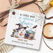 Een klein boekje! Halloween Baby shower Boy Schatt Bedankjes Labels